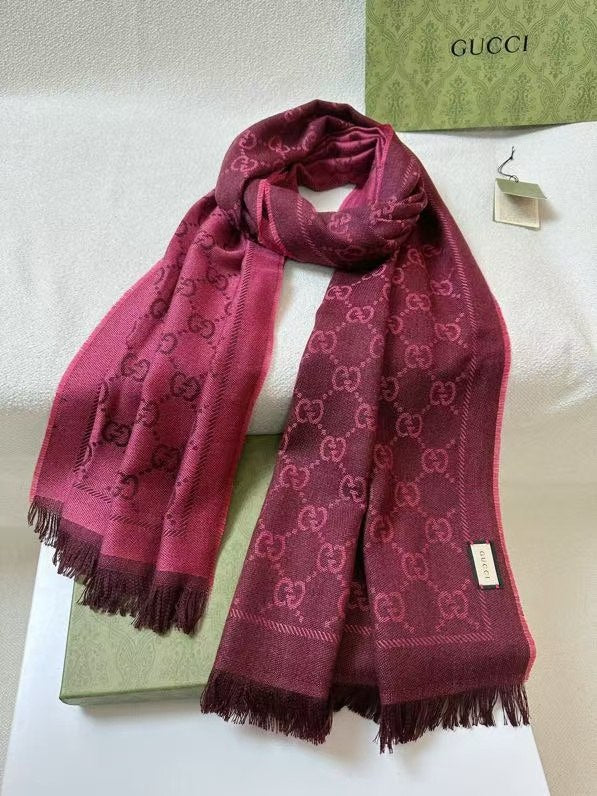 Gucci Scarf - Pink Monogram