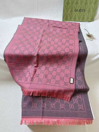 Gucci Scarf - Pink Monogram