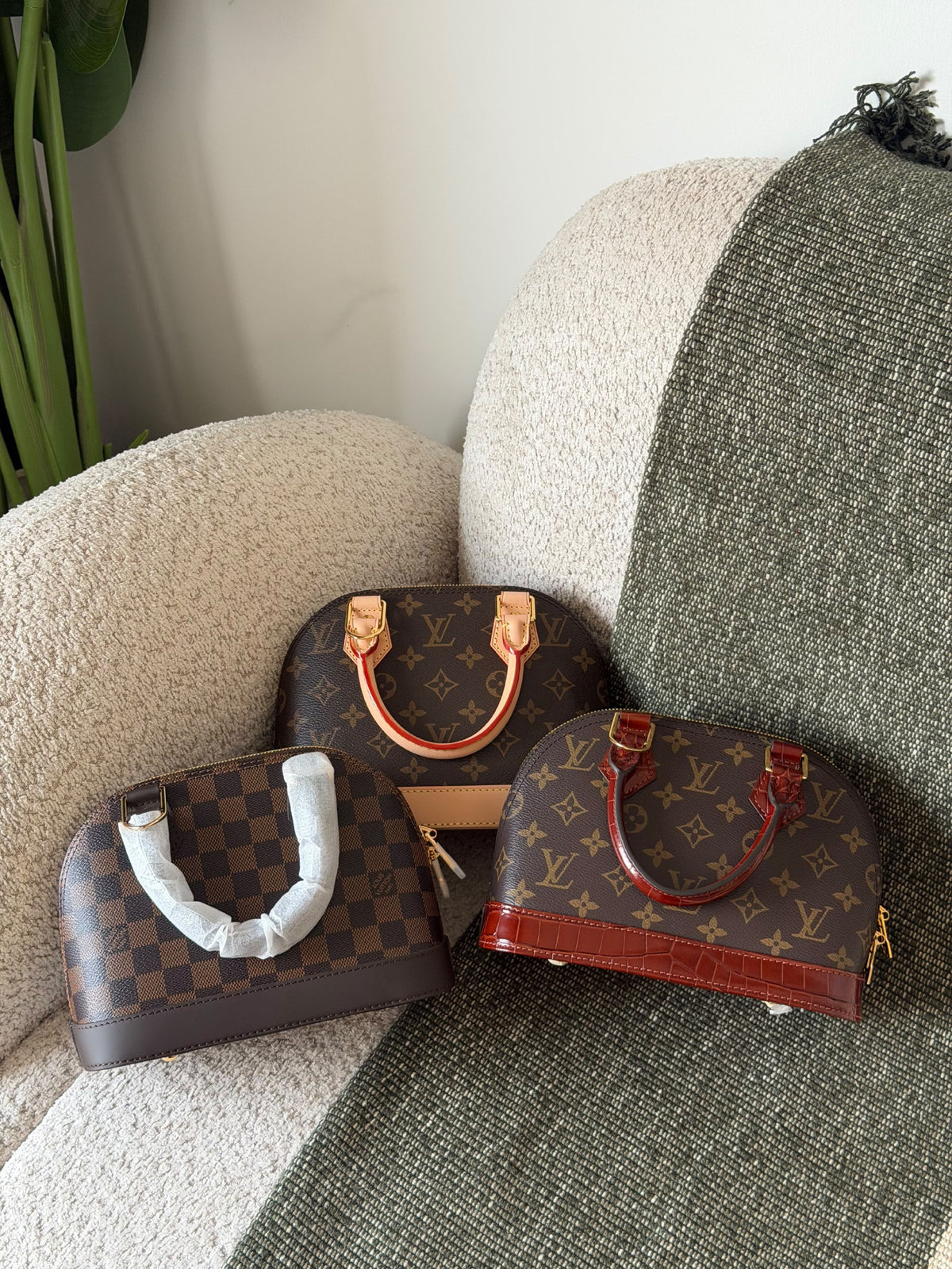 Louis Vuitton Handbag - Brown Croc Embossed