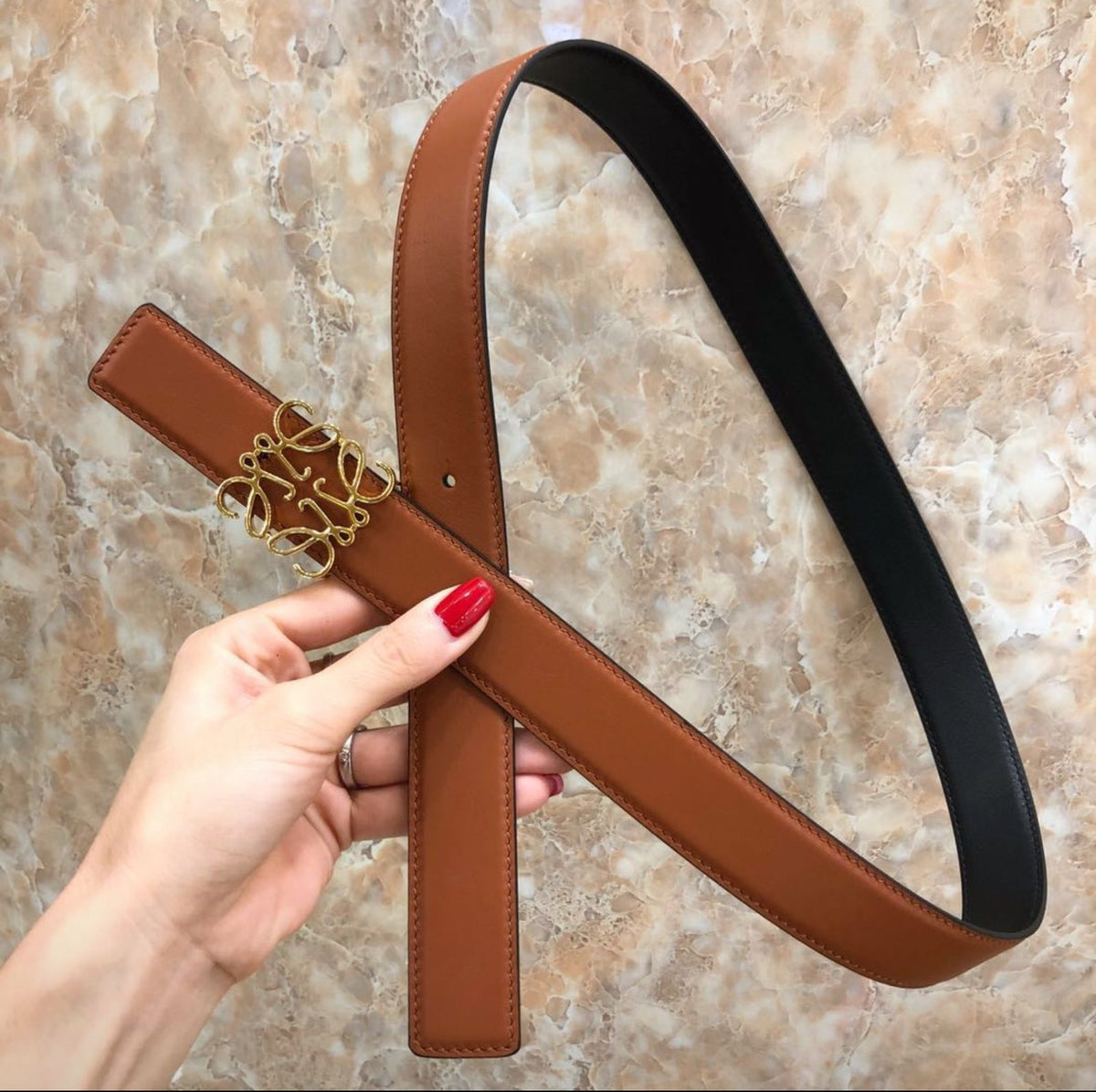 Loewe Belt - Brown