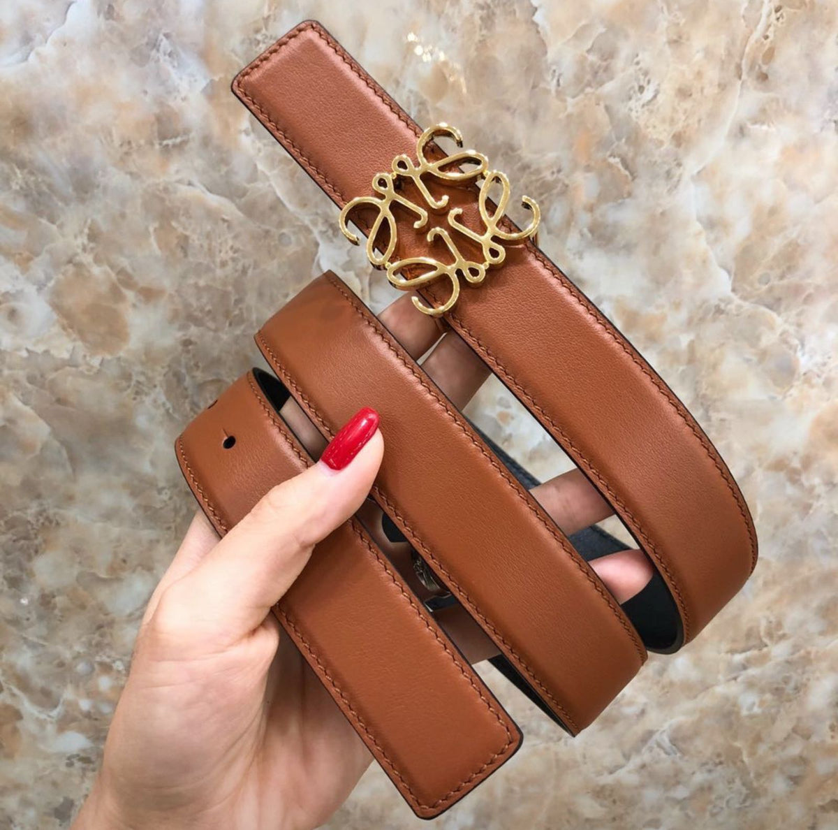 Loewe Belt - Brown