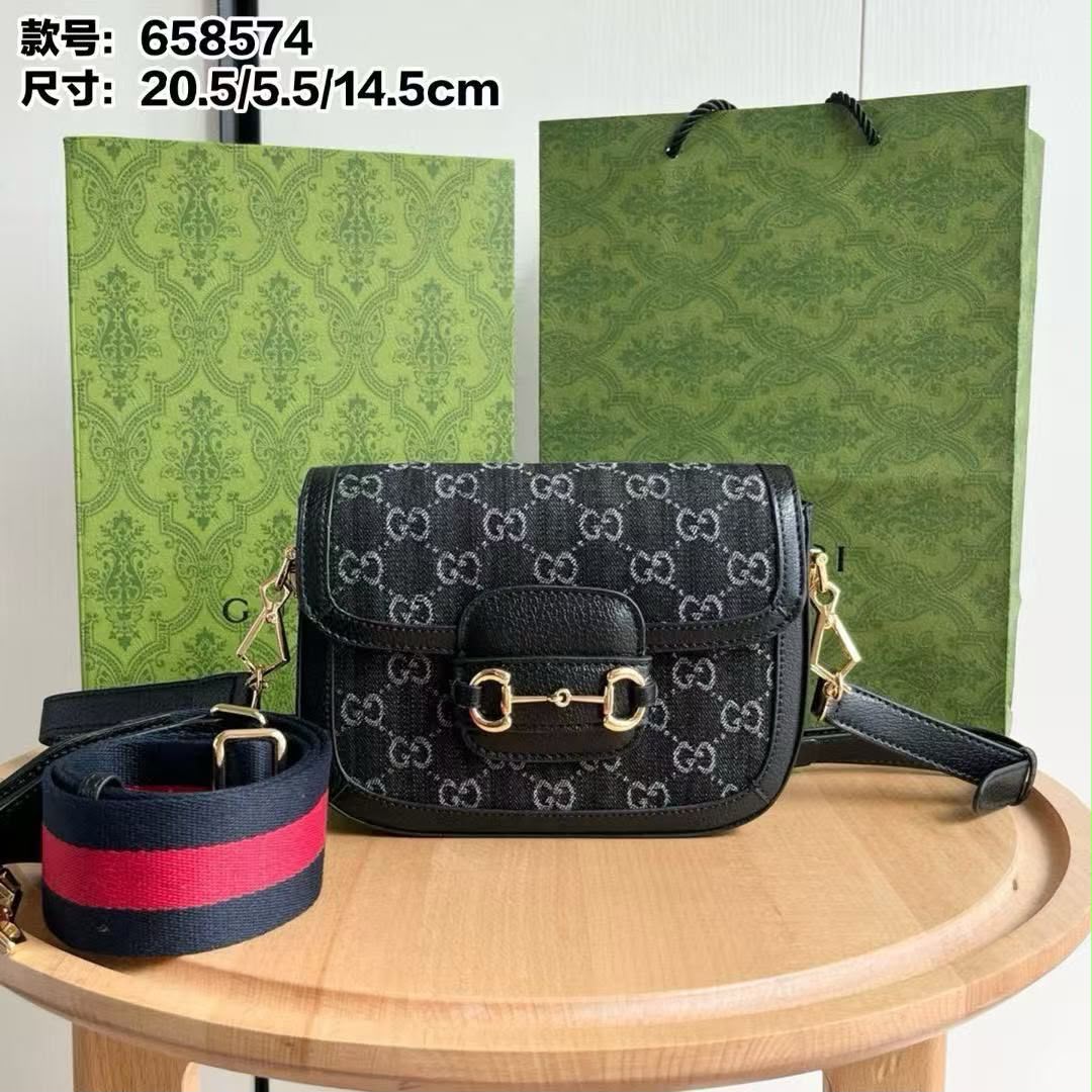 Gucci Crossbody Bag - Black Monogram