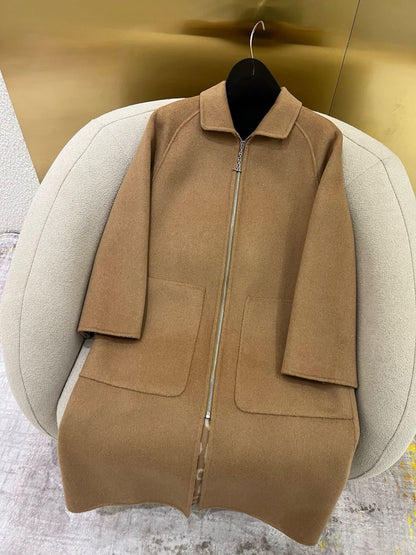Hermès Coat - Navy, Beige, White