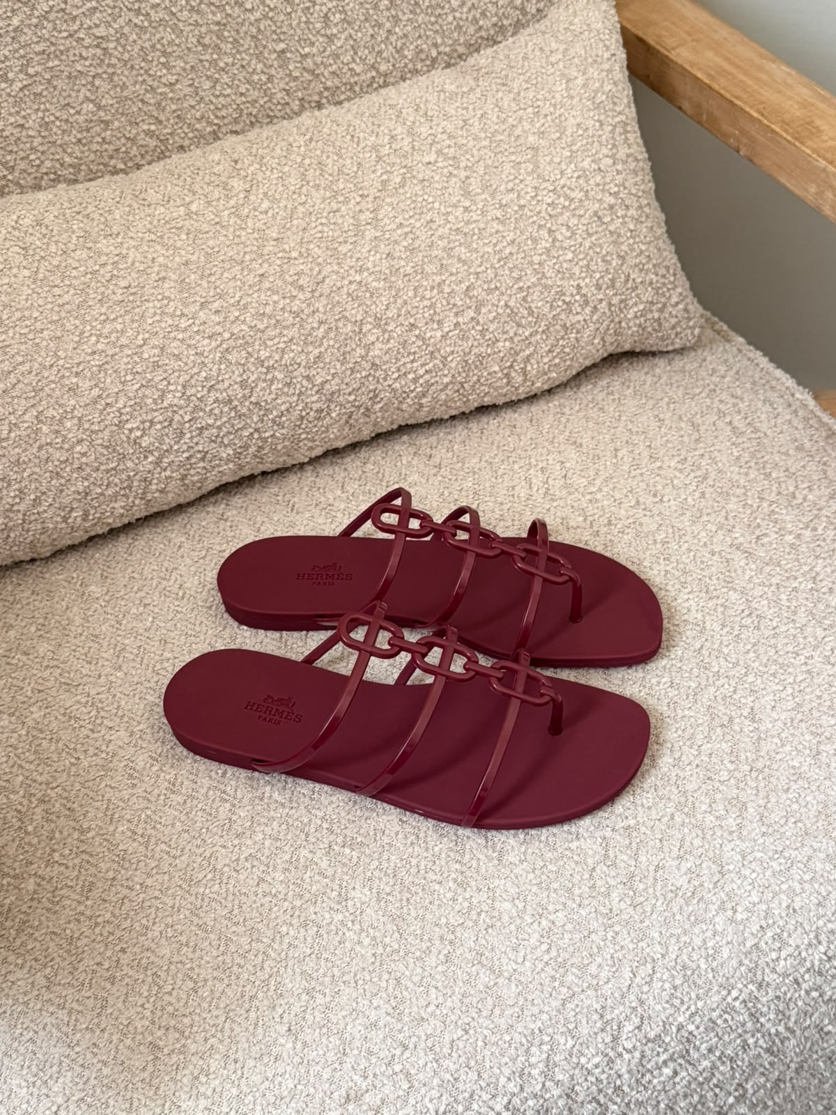 Hermès Slippers - Burgundy, Pink, Black, Green, Navy