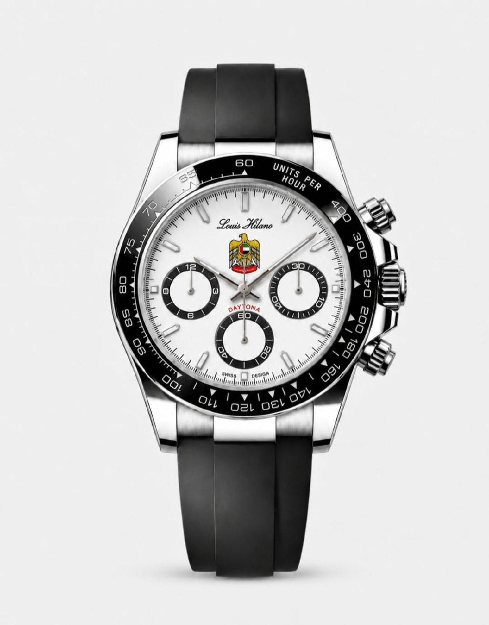 Louis Hilano Contrasting Subdial Chronograph Watch - 