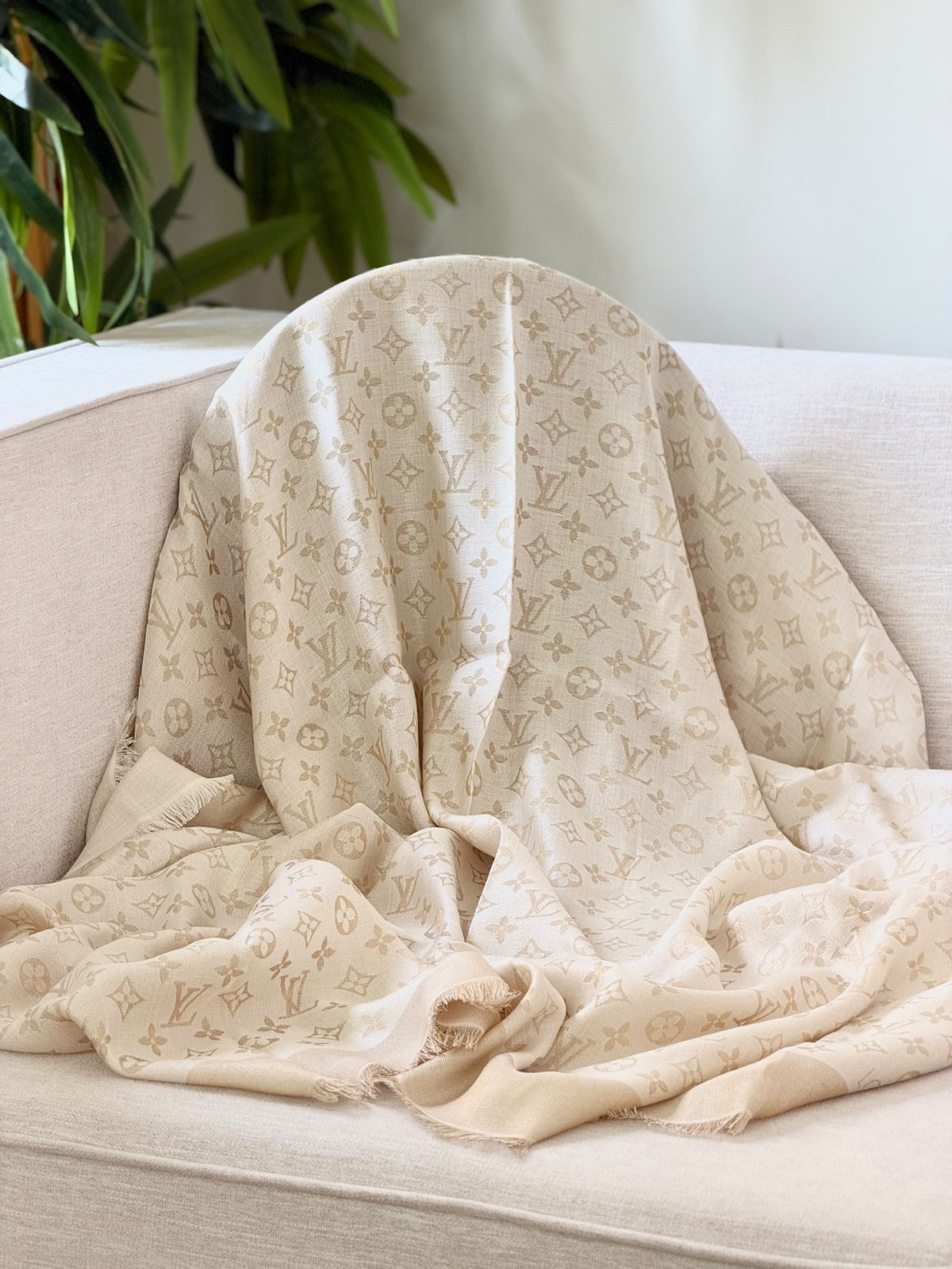 Louis Vuitton Scarf - White Monogram