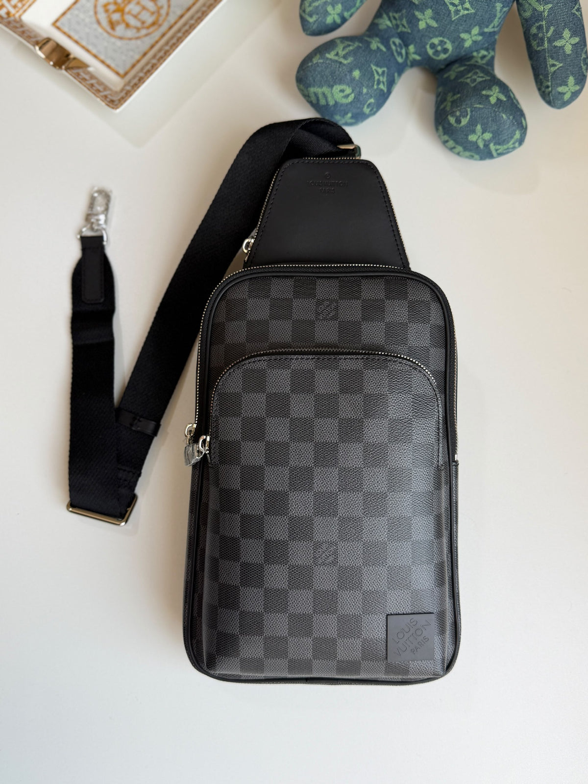 Louis Vuitton Crossbody Bag - Black Check