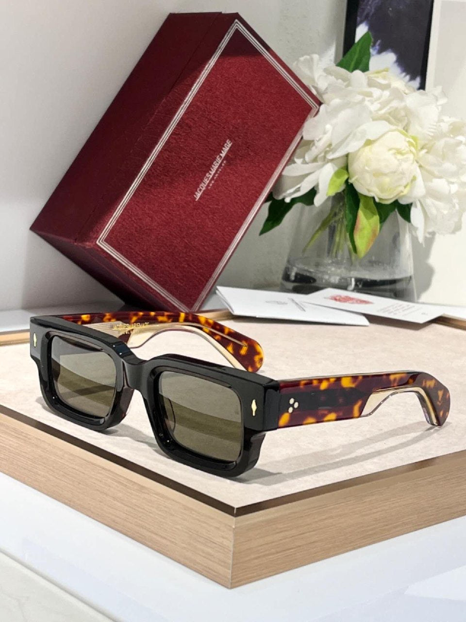 Jacques Marie Mage Square Sunglasses - 