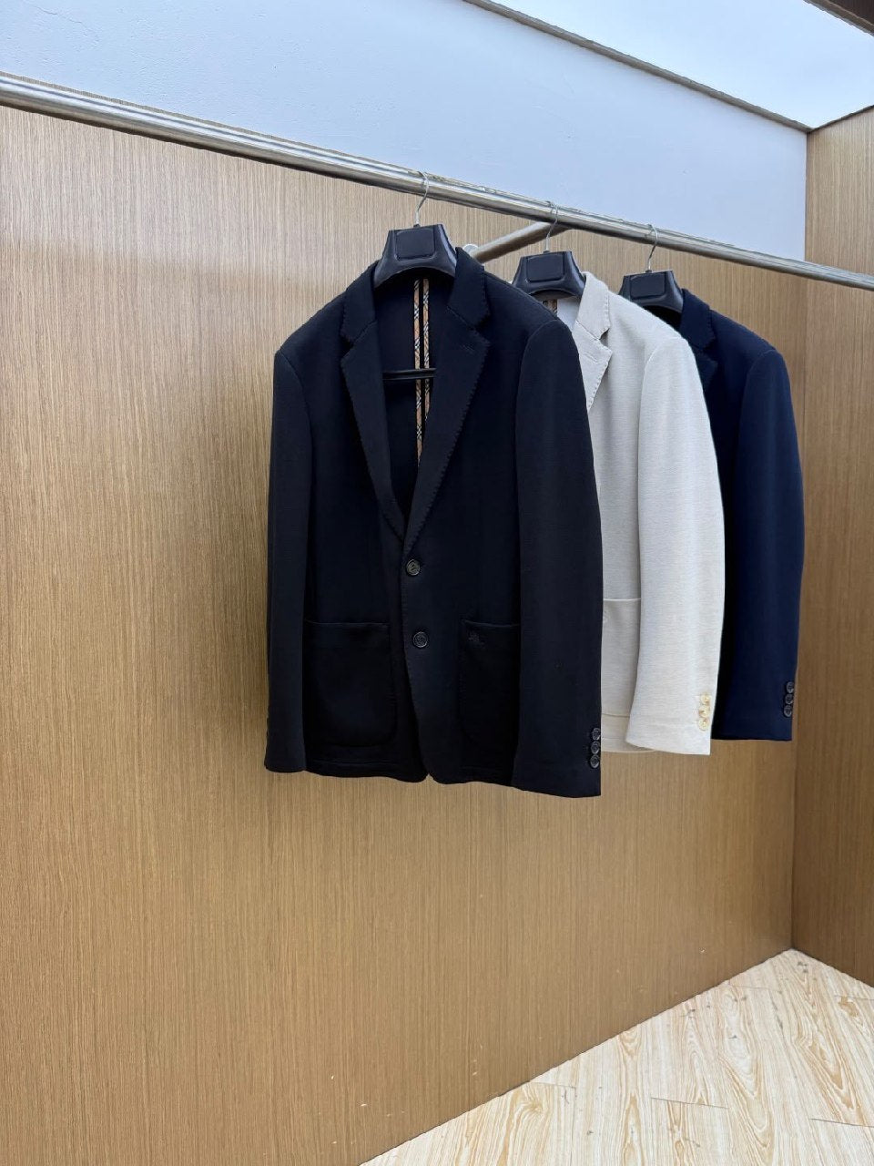 Burberry Blazer - Black, White, Navy