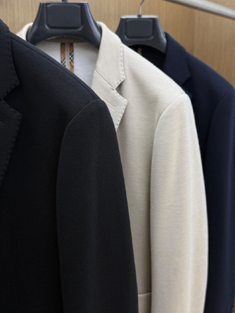 Burberry Blazer - Black, White, Navy