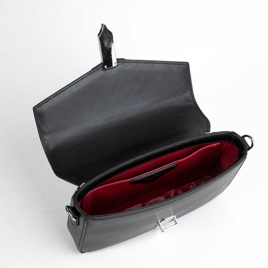Montblanc Pen Nib Flap Crossbody Bag - Black