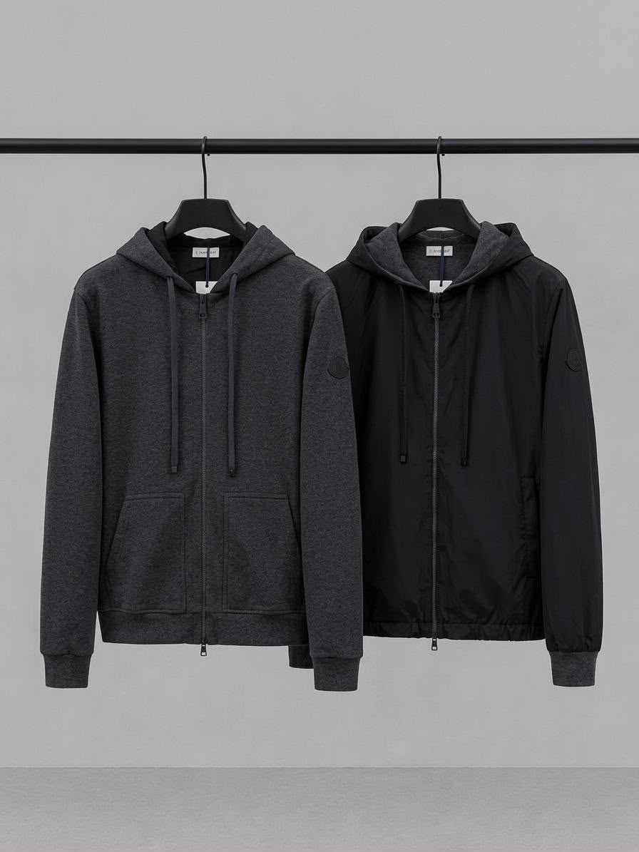 Moncler Hooded Jacket - Black