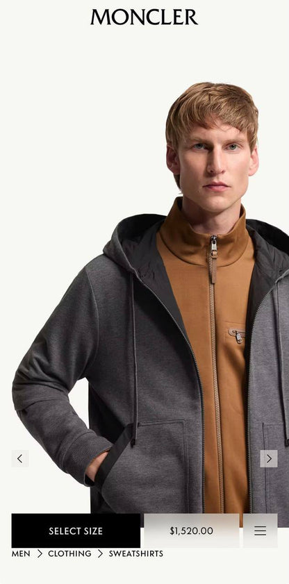 Moncler Hooded Jacket - Black