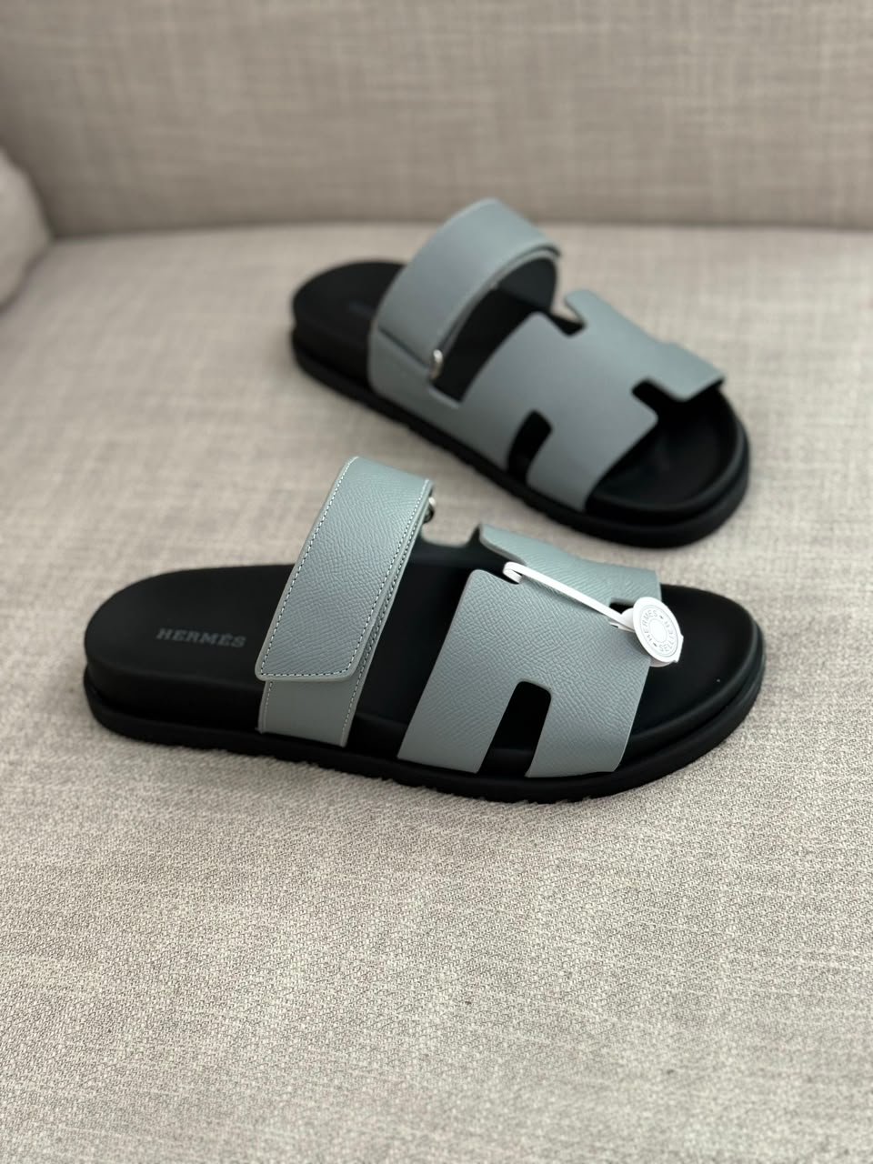 Hermès Slippers - Beige, Yellow, Black, Black & Blue, Light Blue, Blue