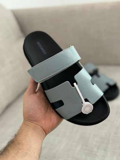 Hermès Slippers - Beige, Yellow, Black, Black & Blue, Light Blue, Blue