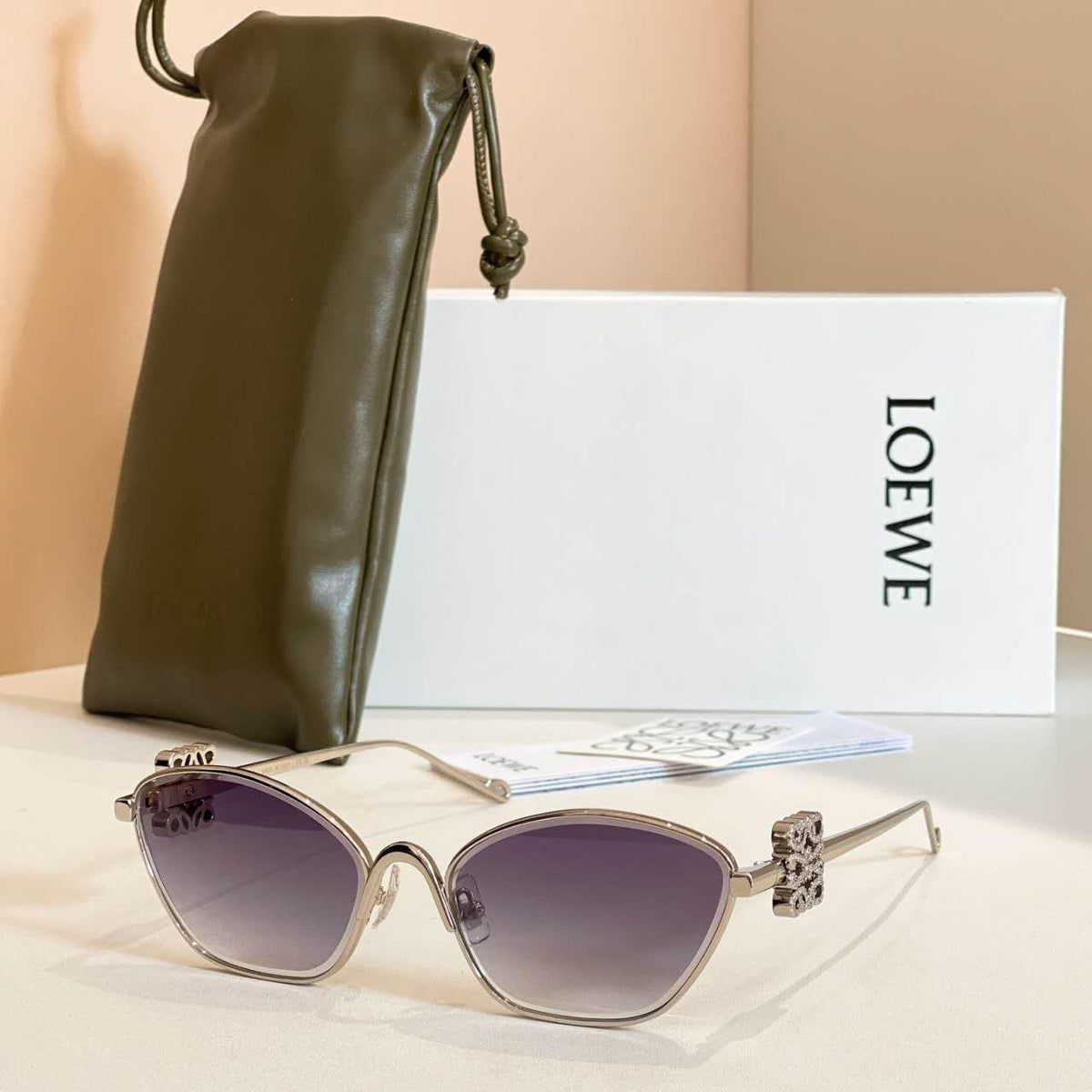 Loewe Purple Gradient Lens Sunglasses - 