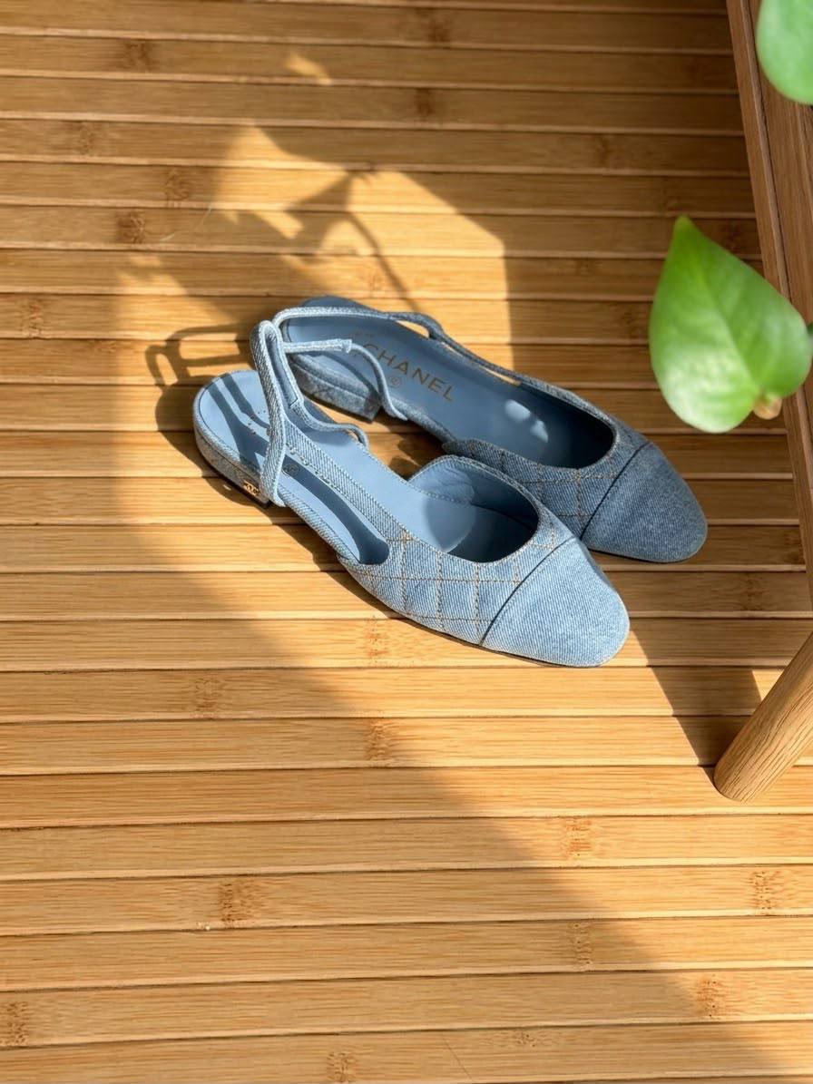 Chanel Sandals - Light Blue