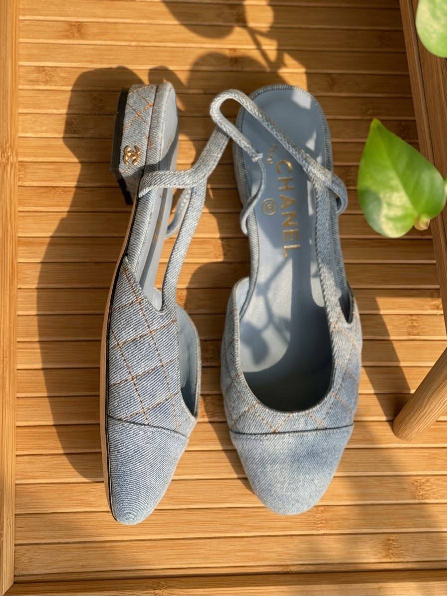 Chanel Sandals - Light Blue