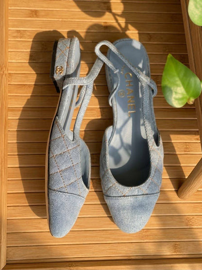 Chanel Sandals - Light Blue