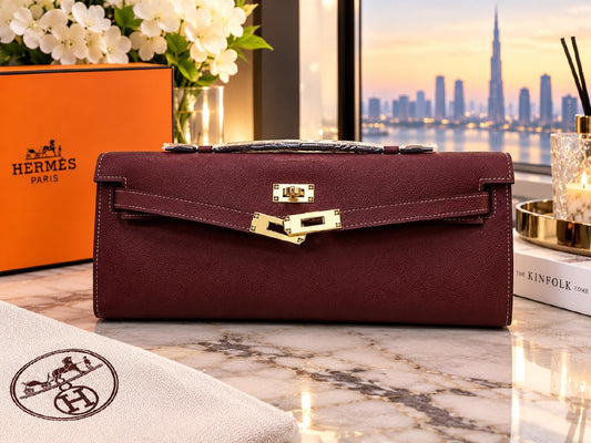 Hermès Top-Handle Handbag - Burgundy