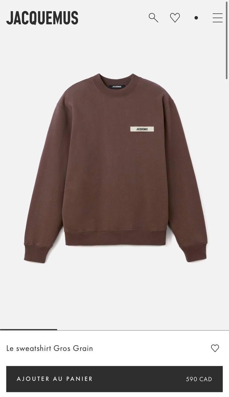 Jacquemus Sweater - Dark Brown