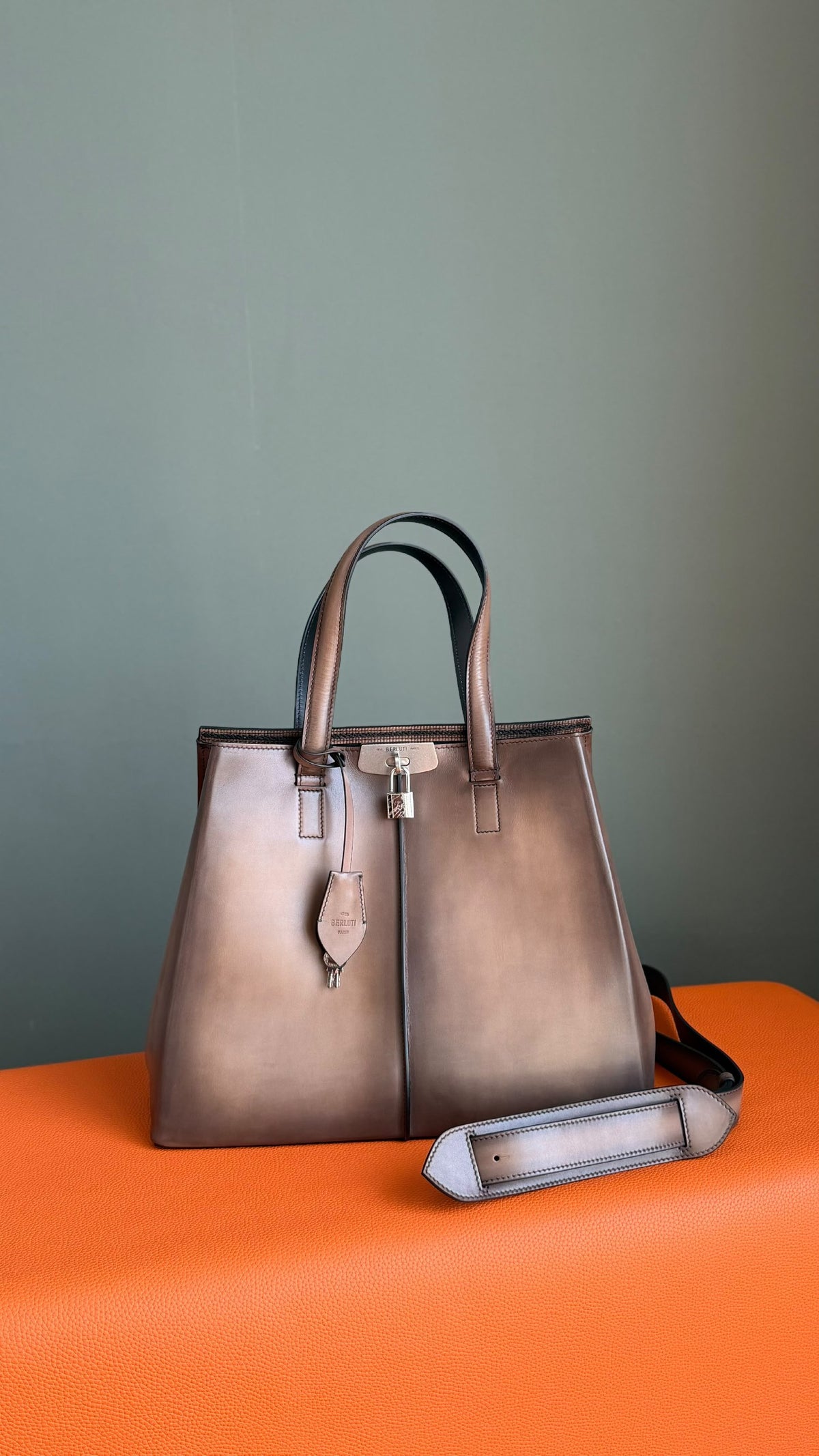 Berluti Tote Bag - Brown