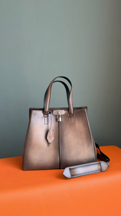 Berluti Tote Bag - Brown