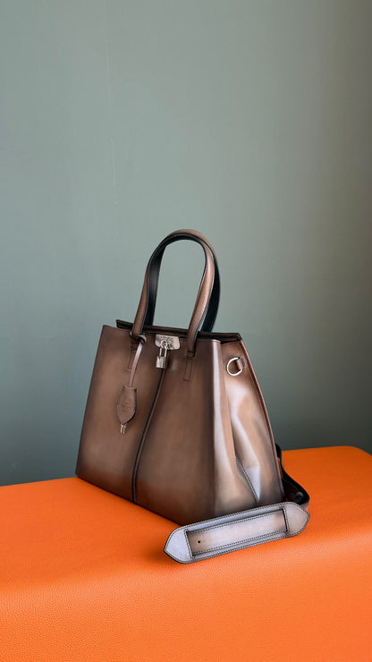 Berluti Tote Bag - Brown