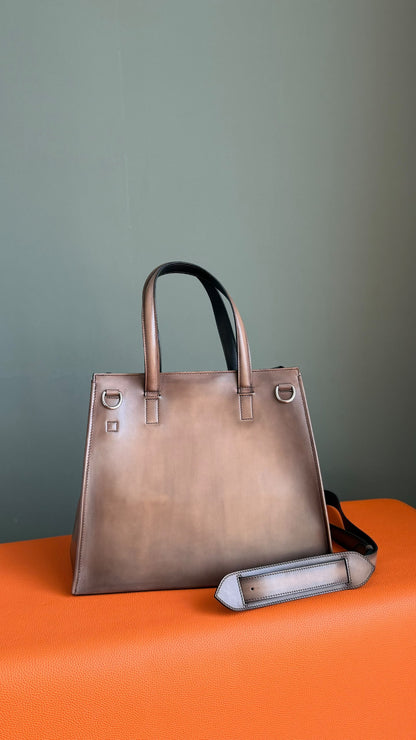 Berluti Tote Bag - Brown