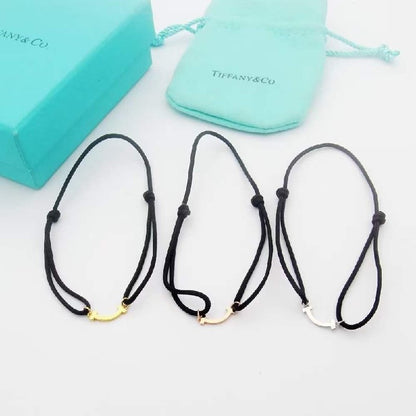 Tiffany & Co. Rope Cord Bracelet - Black, Green