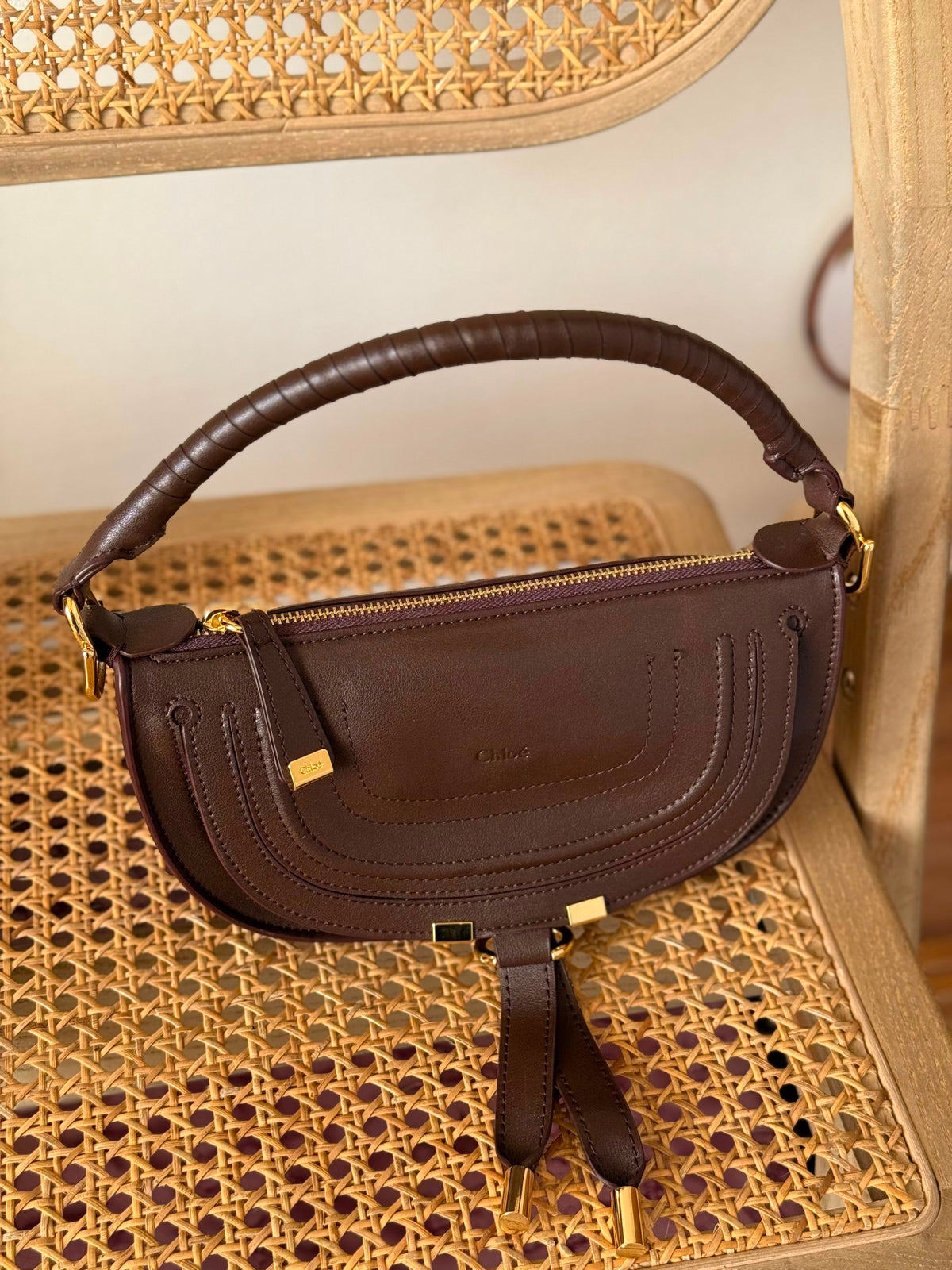 Chloé Shoulder Bag - Dark Brown