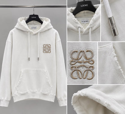 Loewe Hoodie - White, Black