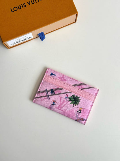 Louis Vuitton Card Holder - Pink Monogram
