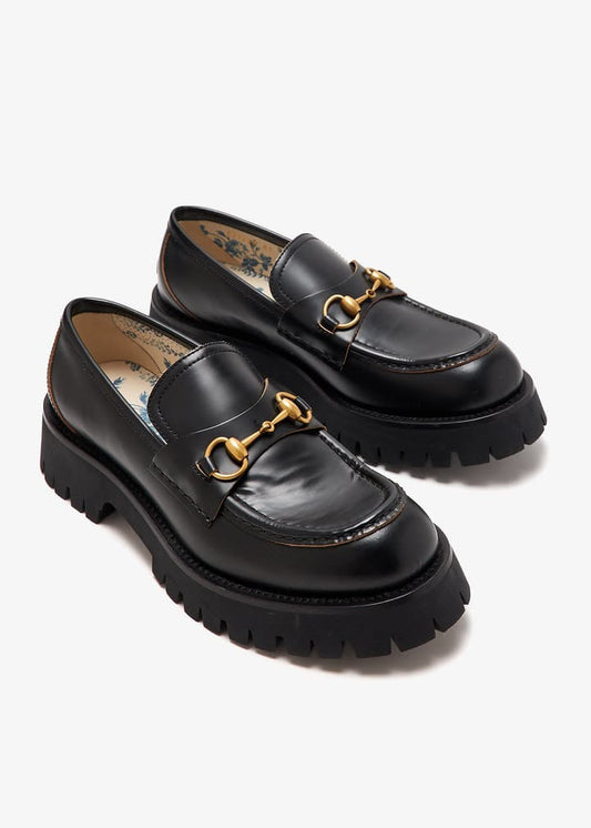 Gucci Platform Loafers - Black