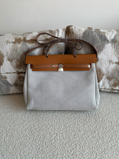 Hermès Herbag Handbag - Grey