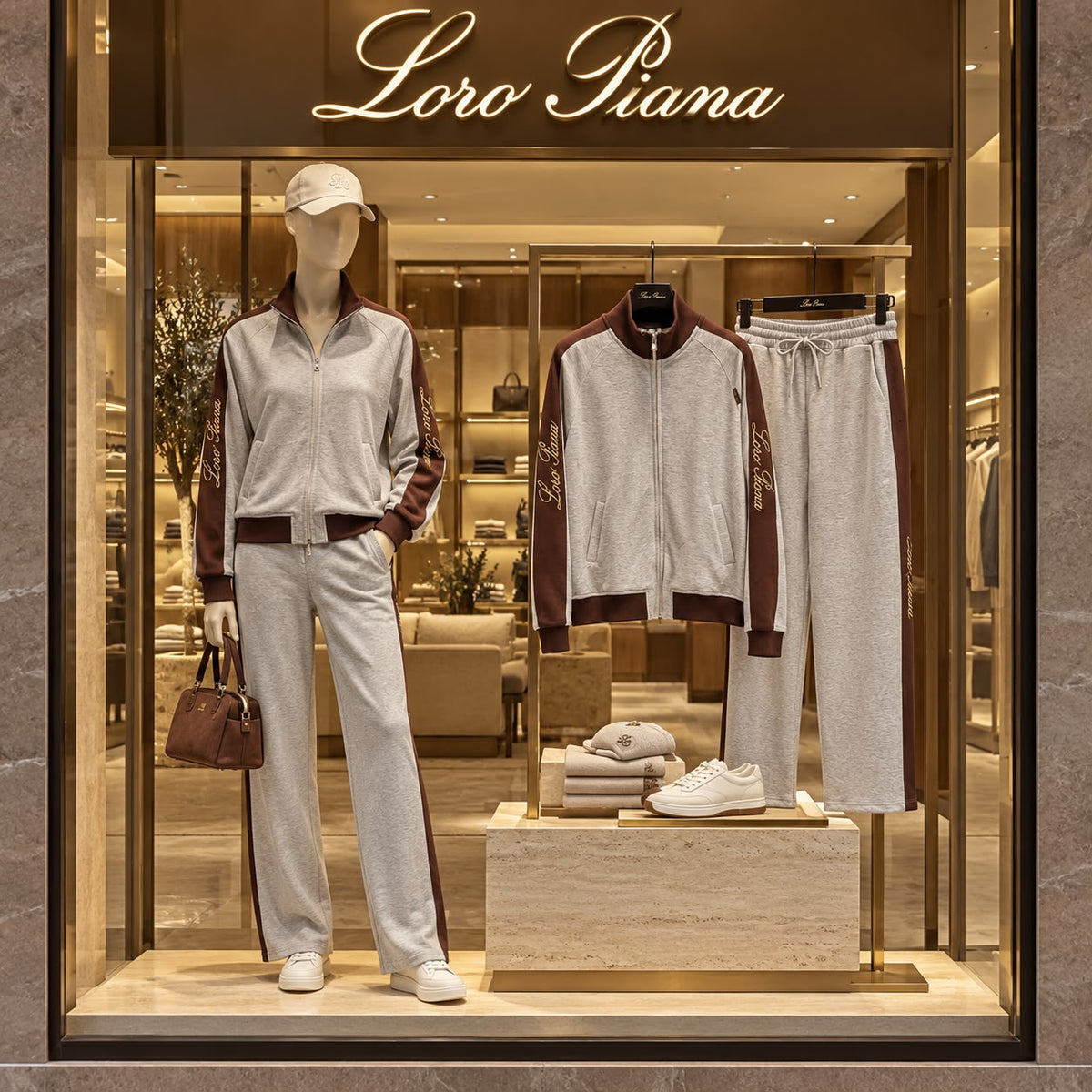 Loro Piana Tracksuit - Grey