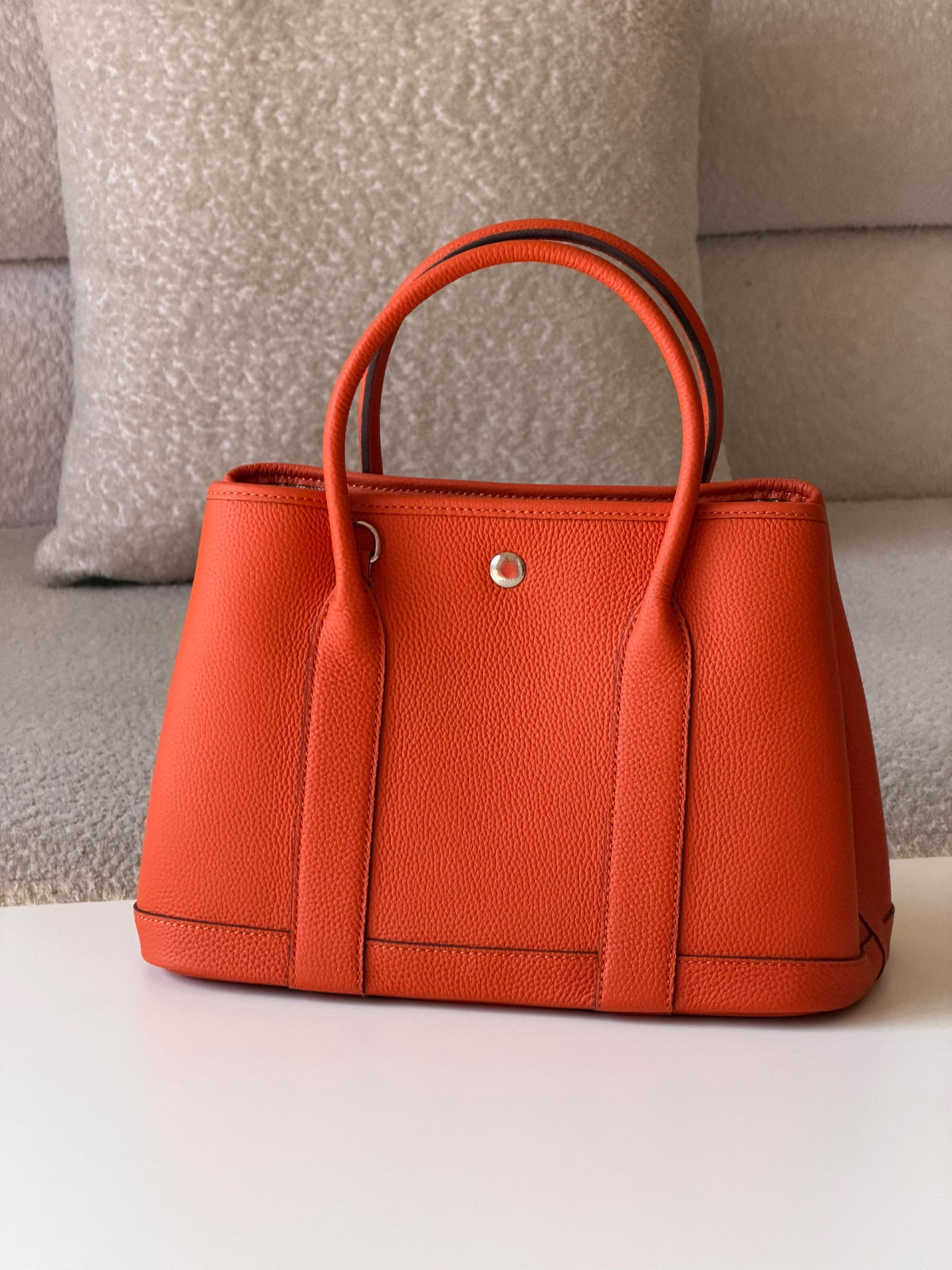 Hermès Tote Bag - Black, Light Blue, Burgundy, White, Beige, Orange, Dark Grey