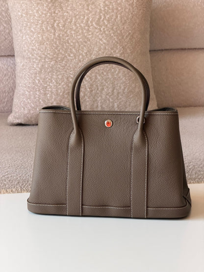Hermès Tote Bag - Black, Light Blue, Burgundy, White, Beige, Orange, Dark Grey