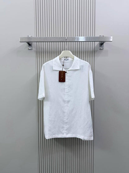Loro Piana Short Sleeve Shirt - White