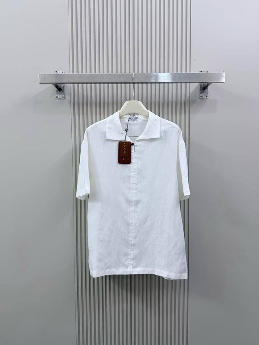 Loro Piana Short Sleeve Shirt - White