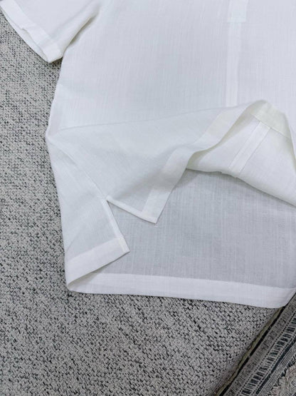 Loro Piana Short Sleeve Shirt - White