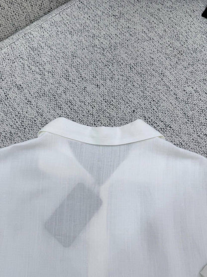 Loro Piana Short Sleeve Shirt - White