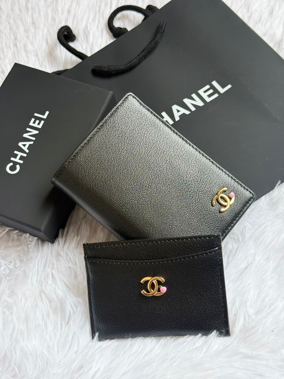 Chanel Card Holder - Black