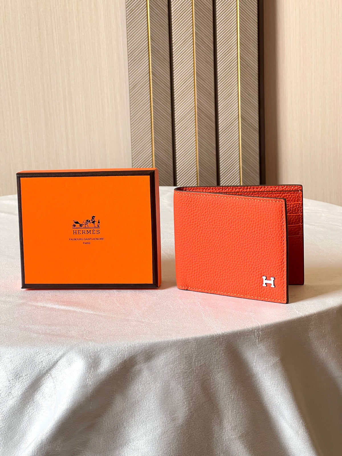 Hermès Wallet - Black, Navy, Brown, Orange, Grey, Blue, Beige