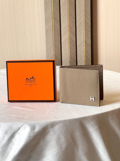 Hermès Wallet - Black, Navy, Brown, Orange, Grey, Blue, Beige