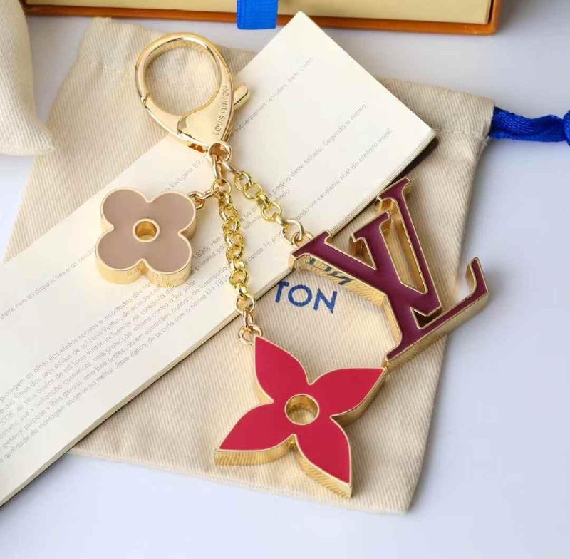 Louis Vuitton Flower Keychain - Multi