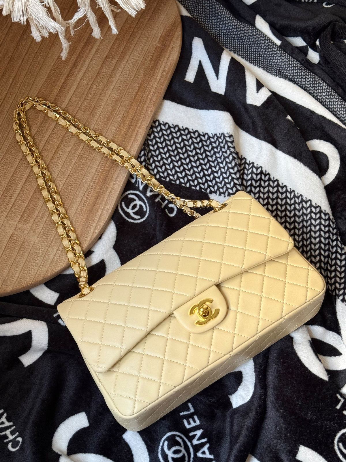 Chanel Shoulder Bag - Beige