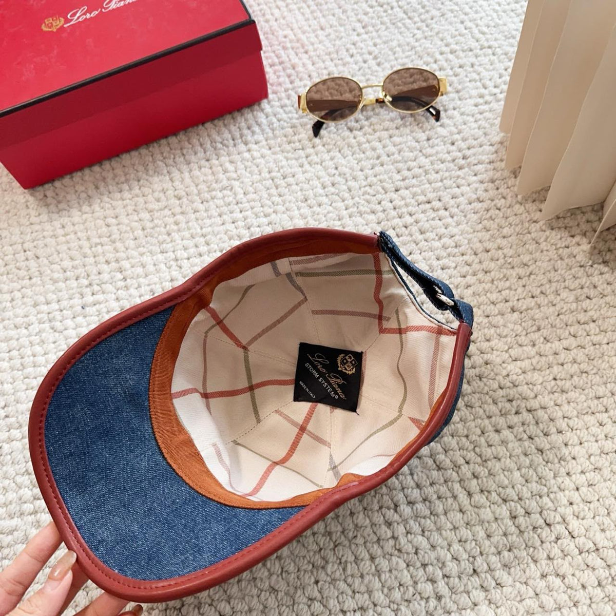 Loro Piana Cap - Blue