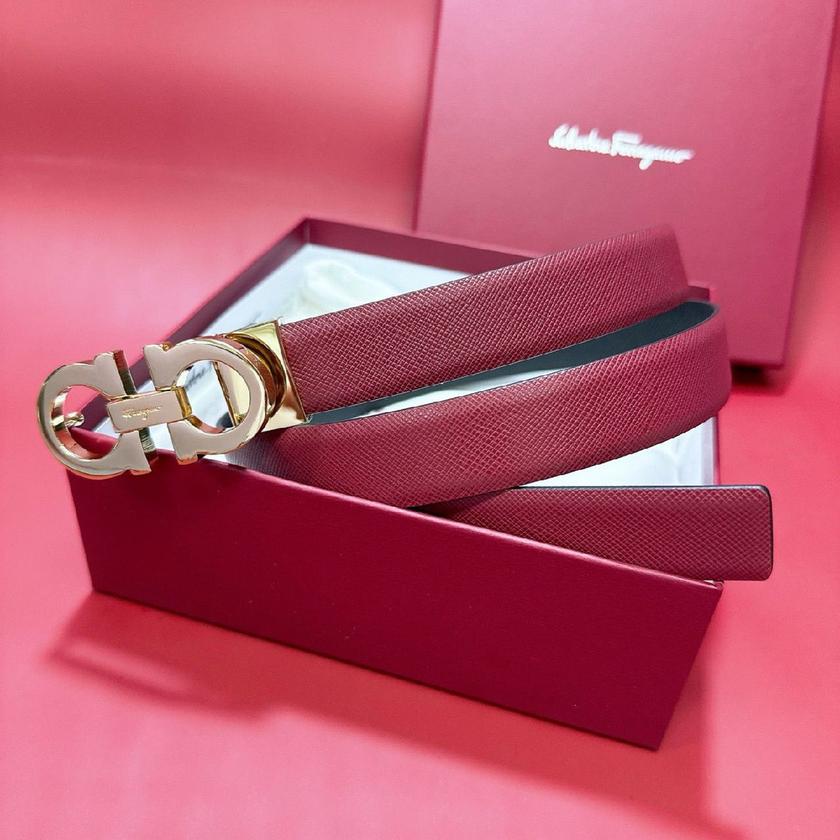 Salvatore Ferragamo Belt - Black, Yellow
