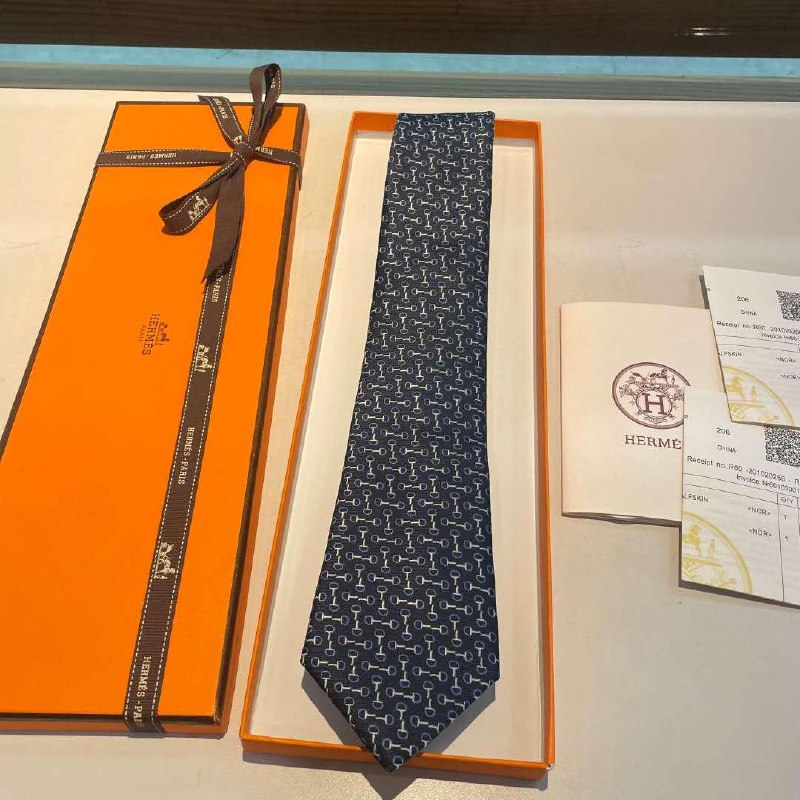 Hermès Tie - Navy